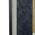 thumbnail image 6 of 24" x 36" Layered 3D Textured Abstract Framed Wall Art with Gray Backing and Navy Blue Accent, by DecMode, 6 of 14