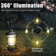 thumbnail image 4 of Luz LED NQ para acampar portátil impermeable recargable por USB 200 lúmenes, 4 of 4