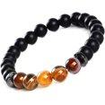 thumbnail image 4 of Pulseras de Ágata de 2 Piezas, Dos Cuentas Energéticas de Piedra Natural, Conjunto de Pulseras con Cuentas de Piedra, Pulsera Elástica, Regalo de Cumpleaños Unisex, 4 of 5