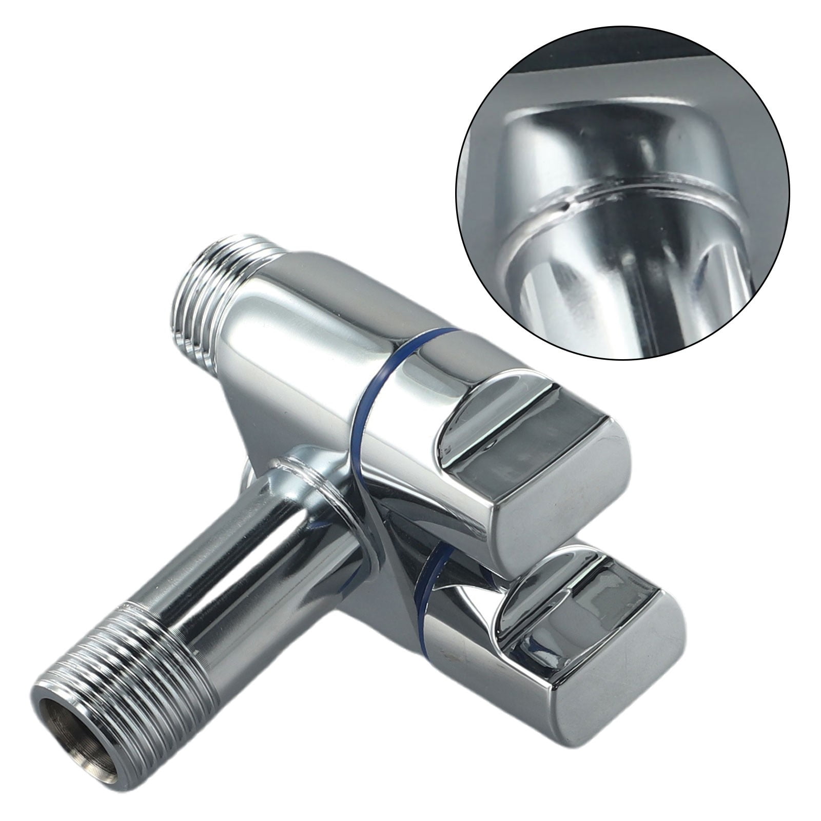 G1/2 1 in two out double control washing machine faucet