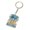 J967, variant on Hilarious Internet Memes Themed Keychain Charm for Adding Fun to Key and Purses Feature Acrylic Materials.