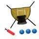 thumbnail image 2 of Juego de aro de baloncesto para trampolín, portería de baloncesto para la mayoría de los entrenamientos de trampolines Bola azul, 2 of 8
