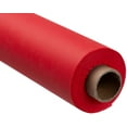 Exquisite 300 ft. x 40 in. Red Plastic Tablecloth Rolls Red Banquet