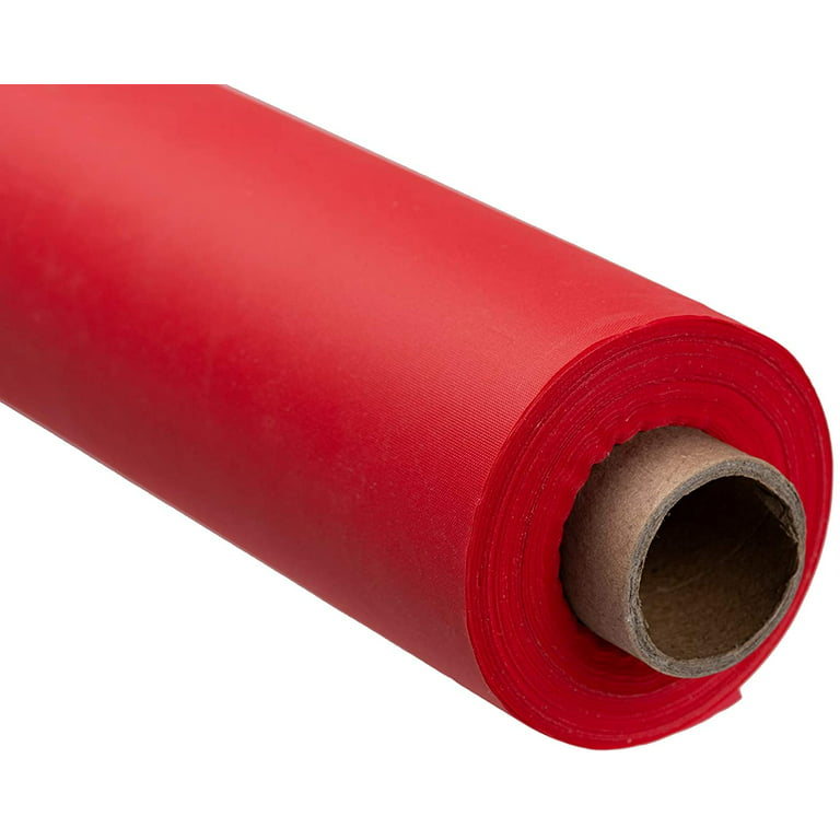 Schorin Company  Red Plastic Table Cover Roll 40 x 300