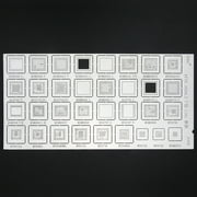 4 Pcs Universal Reballing Stencil Kit for iPhone Android Devices Portable