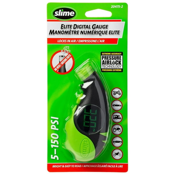 Manomètre numérique pour pneus élite Slime 5-150 PSI