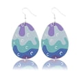 thumbnail image 4 of Xihbxyly Liquidación de verano Pendientes en papel higiénico en mascarilla para mujer Pendientes en cuero en doble cara en rollo de papel, 4 of 4