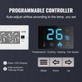 thumbnail image 4 of VEVOR Quiet Register Booster Fan Heating/Cooling 6 x 10 inch with Remote White, 4 of 9