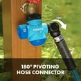 thumbnail image 4 of Aqua Joe Multi-Function Outdoor Faucet & Garden Hose Tap Connector, 4 of 11