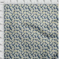 thumbnail image 4 of oneOone Cotton Jersey Medium Blue Fabric Floral Diy Clothing Quilting Fabric Print Fabric By Yard 58 Inch Wide-aB, 4 of 5