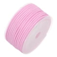 thumbnail image 3 of Nylon Beading Thread Cord 3mm Extra Strong Braided Nylon String for Necklace Crafting 10M/33 Feet, Pink, 3 of 5