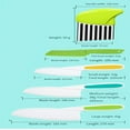 thumbnail image 3 of MesaSe 5Pcs Kids Knife Set  Kids Safe Cooking Knives  Nylon Kids Kitchen Knife with Crinkle Cutter for Real Cooking & Cutting Fruit  Bread  Lettuce  Type 4, 3 of 5