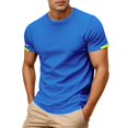thumbnail image 1 of Men's Casual T Shirts For Sports Breathable And Short Sleeve Tees Perfect For Spring And Summer Activities Loose Fit Design For Ultimate Comfort, 1 of 6