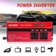 thumbnail image 2 of 4000W Solar Power Inverter Sine Wave LED 4 USB DC12 To AC110V/220V Convert, 2 of 14