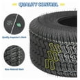 thumbnail image 2 of (2 Pack) 15x6.00-6 Lawn Mower Tubeless Tire, 15x6-6 Garden Tractor Lawnmower Tire, 4 Ply, Turf S Pattern, 2 of 7