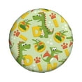 thumbnail image 2 of Gaeub Cartoon Dinosaurs 14-17in Tire Cover, Spare Tire Cover, for Camper Caravan, Trailer, Car, Truck, SUV, Jeep - 15 inch, 2 of 9
