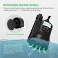 thumbnail image 4 of VIVOSUN Submersible Water Sump Pump, 1/5HP 1380GPH Utility Pump, Thermoplastic Sump Pump with 10ft Cable, 4 of 7