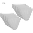 thumbnail image 3 of Calzoncillos de mujer, 10 piezas de calzoncillos desechables para embarazadas, calzoncillos de maternidad, estética elegante, 3 of 11
