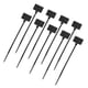 thumbnail image 1 of Uxcell 100 Pcs Etiquetas de Marcador de Cable, Etiquetas de Brida de Nylon de 6.3 Pulgadas Escriturables, Etiquetas de Alambre Autolock para Organización y Marcado, Negro, 1 of 4