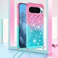 thumbnail image 2 of Funda para Google Pixel 9 Pro XL 5G Brillantina Líquida Divertida Reluciente y con Cristales en Movimiento Cuerpo Cruzado con Cordón Ajustable, 2 of 5
