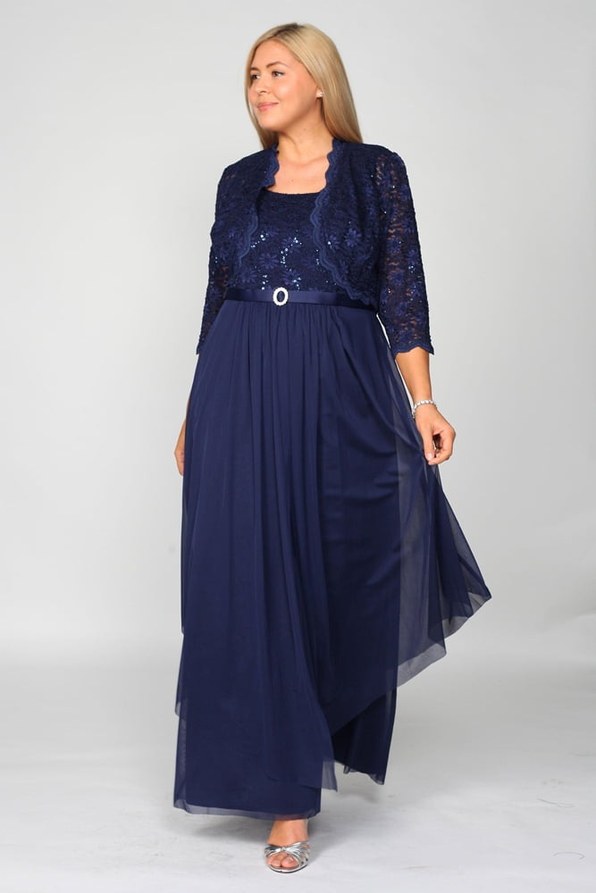 r&m richards women's beaded chiffon jacket dress Plus Size Printed Jacket Dress Short R&M Richards 3477W – The Dress Outlet