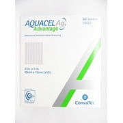 ConvaTec Aquacel Ag Advantage Advanced Antimicrobial Dressing 4"x5" 422299, 10pk