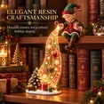 thumbnail image 6 of Christmas Shelf-Edge Lighted Scene Decor, Glowing Holiday Shelf Display for Christmas, Magical Waterfall String Light Christmas Tabletop & Bookshelf Decor for Cabinet & Fireplace (E), 6 of 6