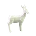 thumbnail image 2 of Dserfhy Christmas Reindeer Figurine 3D Printed Standing Deer Statues Small White/Gold Elk Sculpture for Fireplace Entryway Shelves Tabletop Home Office Indoor Decor, 2 of 8