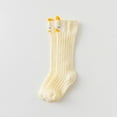 thumbnail image 3 of Faithtur Baby Over Knee Stockings Cartoon Animals Patterns Ruffled Soft Socks, 3 of 3