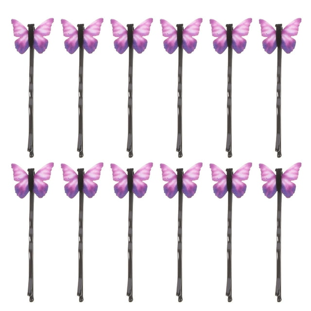 12 piezas de mujeres clips para el cabello mariposas barretas para el cabello accesorios para el cabello