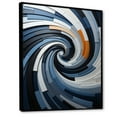 thumbnail image 2 of Designart "Geometric VORTEX II" Abstract Floater Framed Canvas Wall Art, 2 of 7