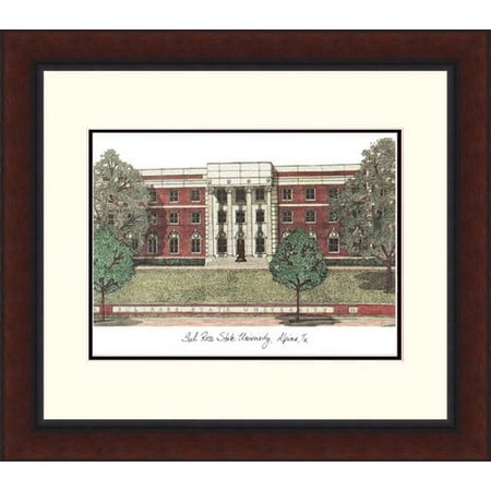 Sul Ross State University Legacy Alumnus Framed Lithograph