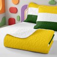 thumbnail image 4 of Erosebridal Geometric Stripes Quilt Full,Modern Striped Full Bedspread Sets,3-Piece,1 Coverlet and 2 Pillowcases, 4 of 7