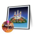 thumbnail image 4 of (HB374) Adornos Navideños Diamantes Parciales Serie Navideña Pintura Diamantes Resina Con Forma Especial 30 * 30 CM, 4 of 9