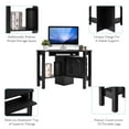 thumbnail image 6 of Topbuy Wooden Corner Computer Desk with Drawer Office Study Table Black, 6 of 9