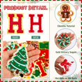 thumbnail image 3 of Iron On Patches Yilloog Christmas Chenille 120 unidades con bolsa, 3 of 7