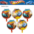 thumbnail image 4 of Juego de globos de látex con el primer número de Hot Wheels Kids, suministros para fiestas de cumpleaños de carreras, decoración para baby shower de niño, 4 of 5