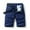 Blue, variant on Jophufed Fashion Men's Pants Pocket Zipper Resilience Leisure Time Tooling Short Pants
