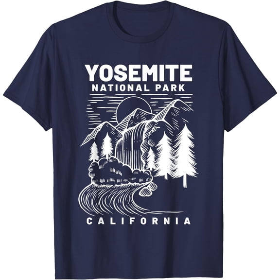 Yosemite National Park California Hiker Unisex T-Shirt for Men Women Kids Toddler