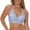 Sky Blue With White, variant on Wireless Bralette, Pure Comfort Lace Longline, Convertible Bra for Women, High As The Sky Blue/White