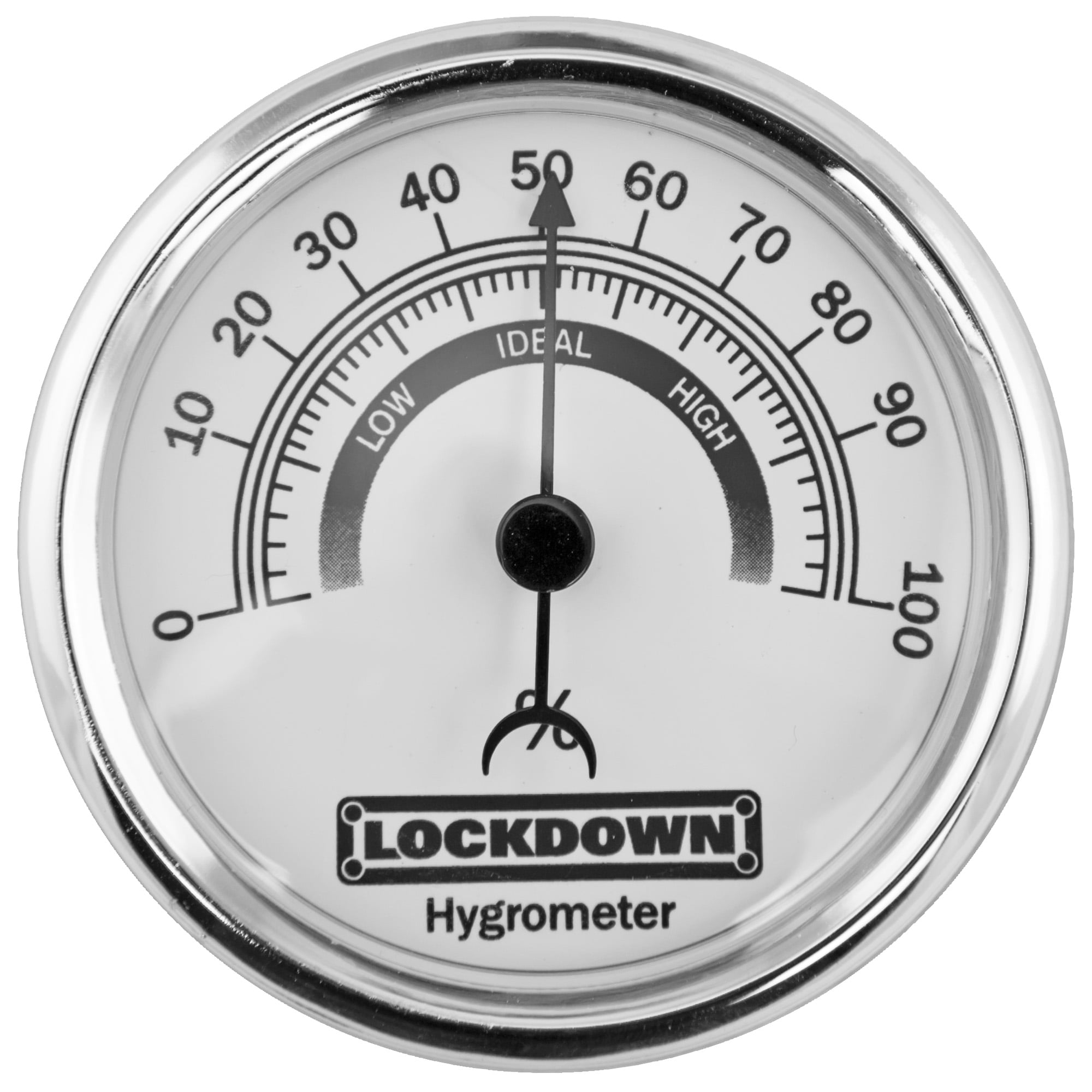 Fog Resistant Details about   Analog Hygrometer By Western Humidor Advanced Humidity Sensor 