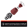 thumbnail image 4 of Filtro De Alto Flujo Universal Y Tornado Turbina Para Auto Rojo, 4 of 5