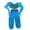 Sky Blue, variant on lnmuld Girls Arabian Princess Belly Dance, 6-Piece Set for Halloween & Stage Performance Color:Red,Size:4-5 Years