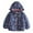 Dark Blue, variant on Alkepwun Kids Coats Girls Adorable Floral Print Full-Zip Hooded Pockets Short Puffy Bread Coat Elastic Cuffs Windproof Warmth Cozy Outerwear Outdoor Skiing Cycling Cold-Resistant Jacket for Age 3-10