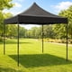 thumbnail image 3 of Carpa Toldo 2x2M Reforzado Plegable Impermeable Facil Armado Y Transporte para Jardín Casa Exterior Uso Rudo Acero Lona (Negro), 3 of 9