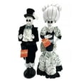 thumbnail image 2 of Halloween Victorian Gothic Skeleton Couple Figures Set 21 in Tall, 2 of 14