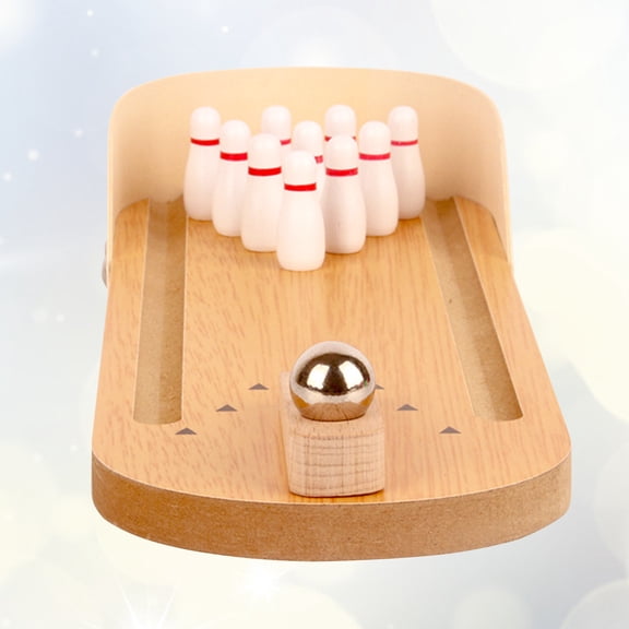 Soimiss Simulation Parrot Bowling Toy Bamboo Assorted Training 1 Set Daily Play