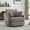 Gray, variant on Leumius 360° Swivel Accent Chair with 2 Throw Pillows,40.55''W Corduroy Accent Chair Armchair,Comfy Upholstered Single Sofa Chair for Bedroom Living Room,Gray