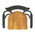 thumbnail image 3 of Holland Bar Stool  30 in. 415 Jackie Arms Swivel Bar Stool with Black Wrinkle & Medium Oak Seat, 3 of 3