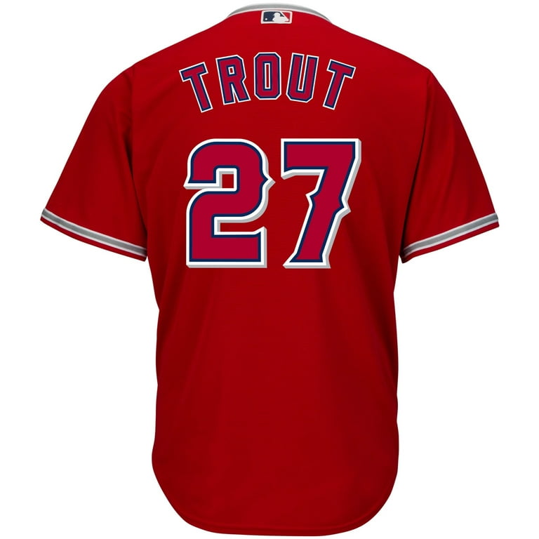 mike trout angels away jersey